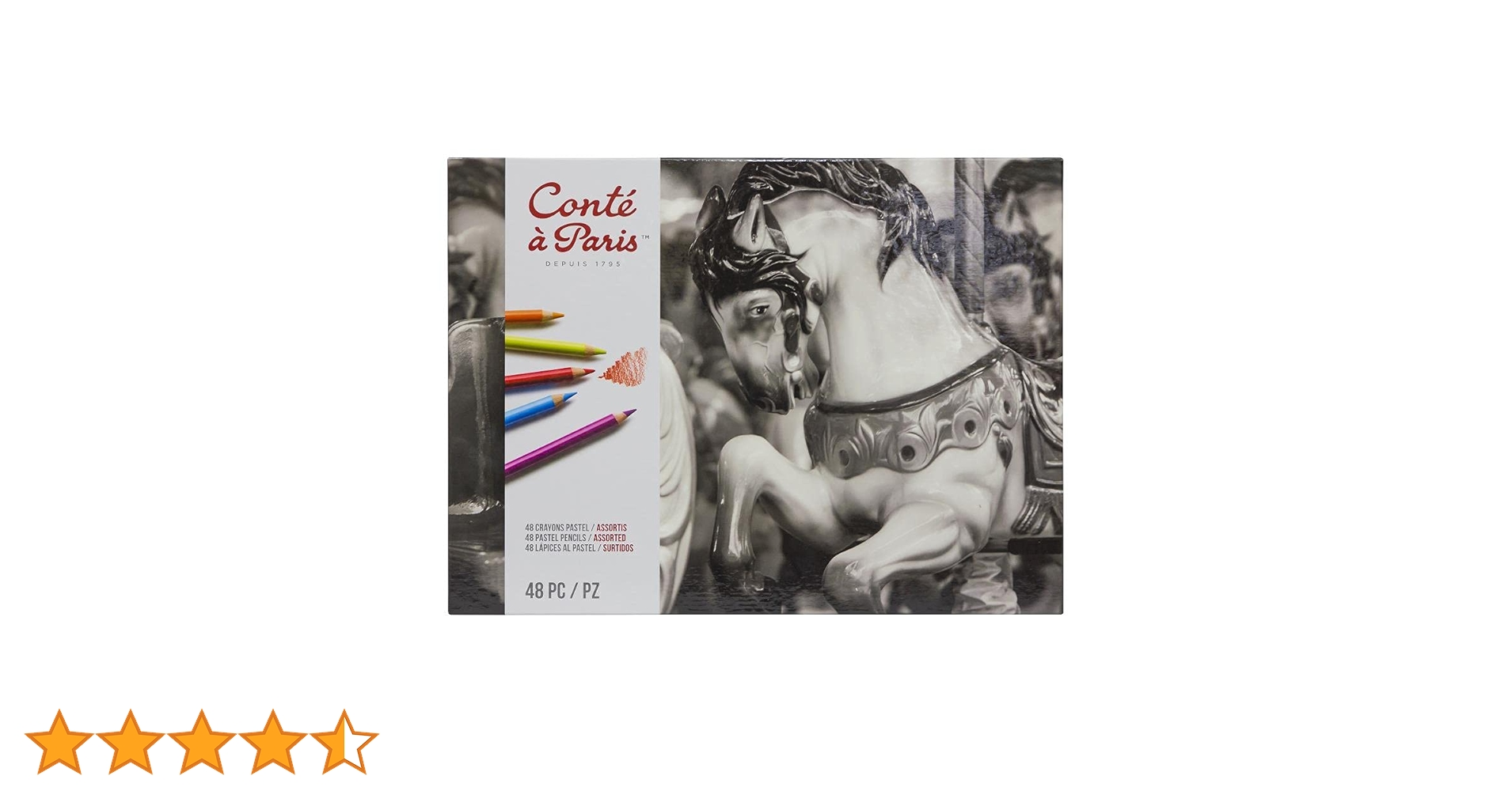 Amazon | Conte コンテ・ア・パリ パステルペンシル アソートセット 48